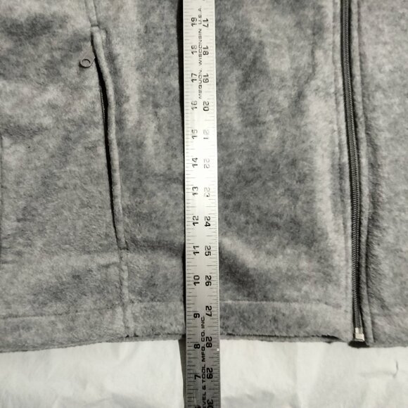 Columbia Men's Mount Grant Fleece Full Zip Jacket Gray XL XM1247-062 - Picture 3 of 6